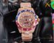 Swiss Quality Rolex GMT-Master ii 40 Pave Diamond Rose Gold Case (3)_th.jpg